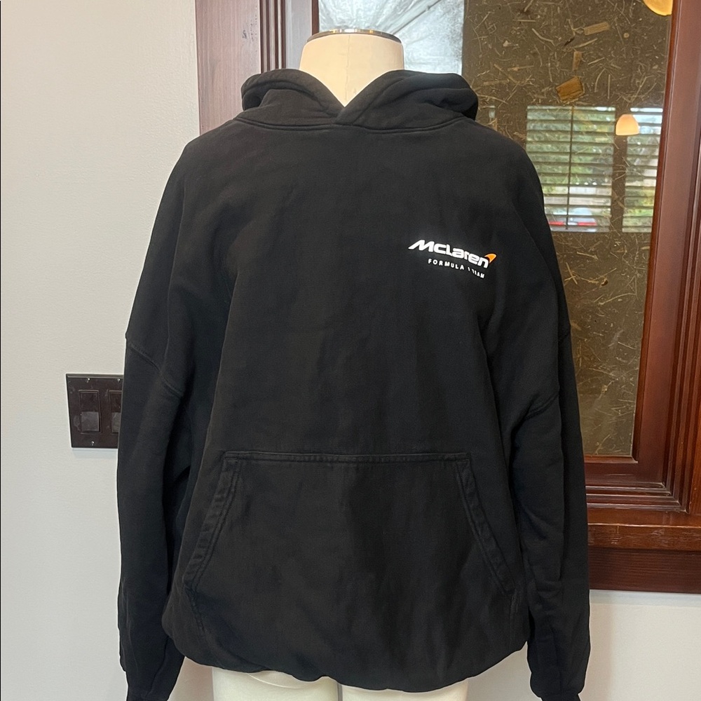 McLaren Heavyweight Men's Black Hoodie